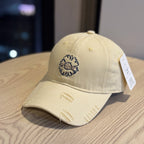 1Unisex Embroidered Flower Design Baseball Cap Miroken