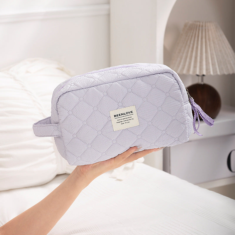 1Quilted Travel Toiletry Organizer Miroken