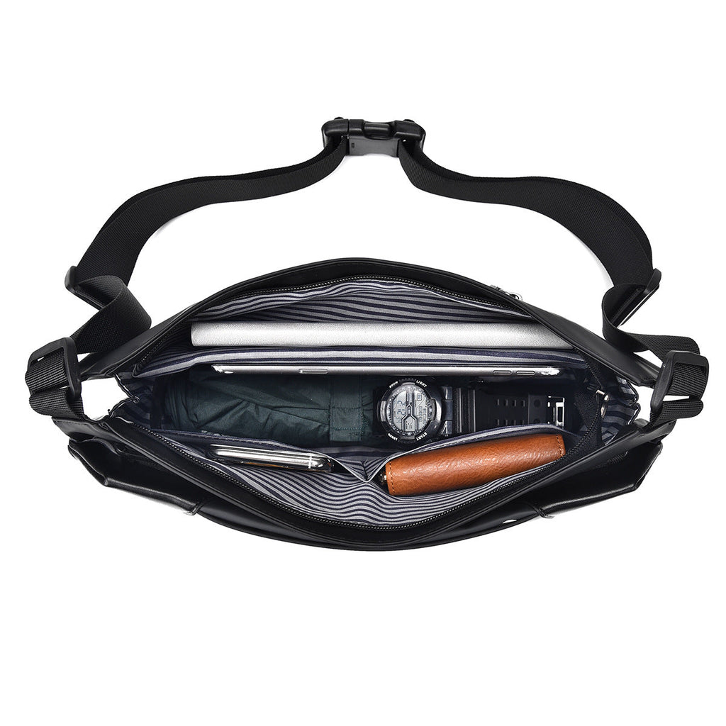 1Practical shoulder bag made of waterproof material with an adjustable carrying strap Miroken
