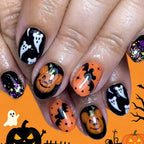 1Halloween-Themed Decorative Nail Art Miroken