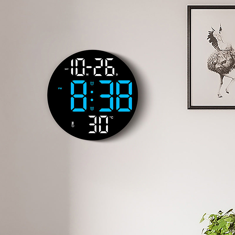 1Digital wall clock with temperature and hygrometer function Miroken