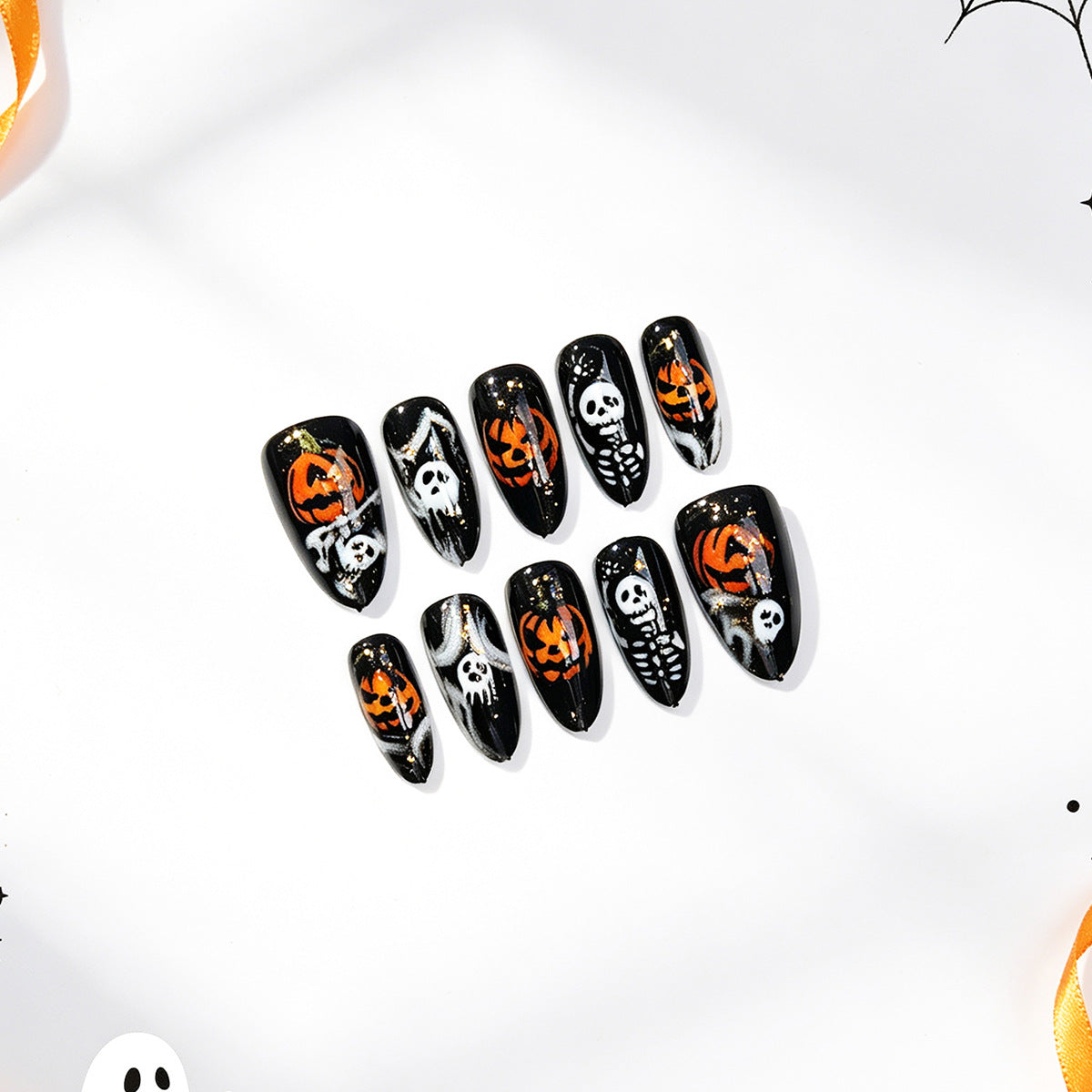 1Halloween Nail Art Set Miroken
