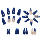 1Artificial nails with floral 3D applications Miroken
