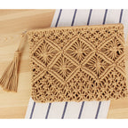1Macrame Clutch with Filigree Design Miroken