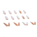 1Artificial Nail Set with Elegant Rhinestone Decorations Miroken