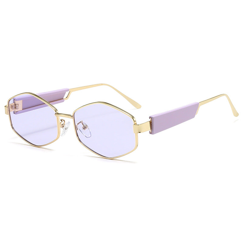 1Fashionable Octagonal Frame Sunglasses