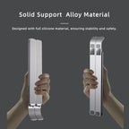 1Unisex Ergonomic Laptop Holder with Adjustable Tilt Angle Miroken
