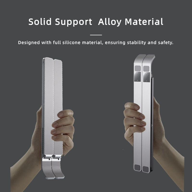 1Unisex Ergonomic Laptop Holder with Adjustable Tilt Angle Miroken