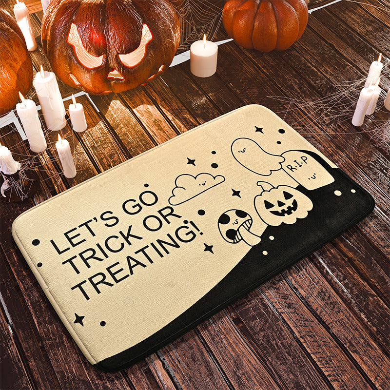 1Halloween-Themed Decorative Bath Mat