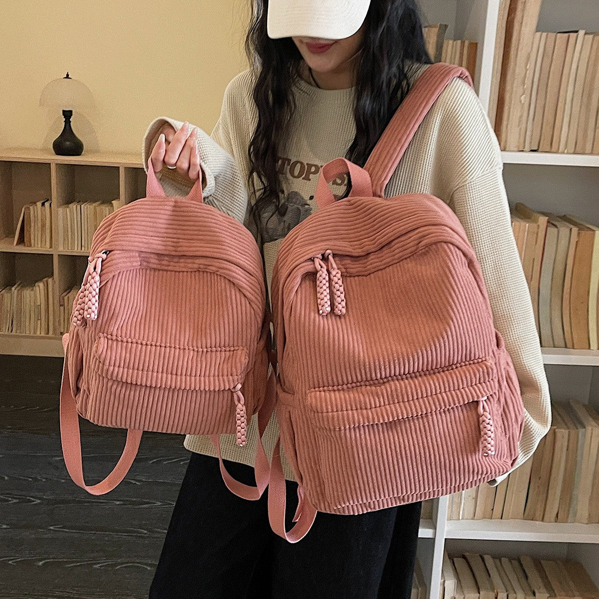 1Cord-Backpack with Comfortable Straps Miroken