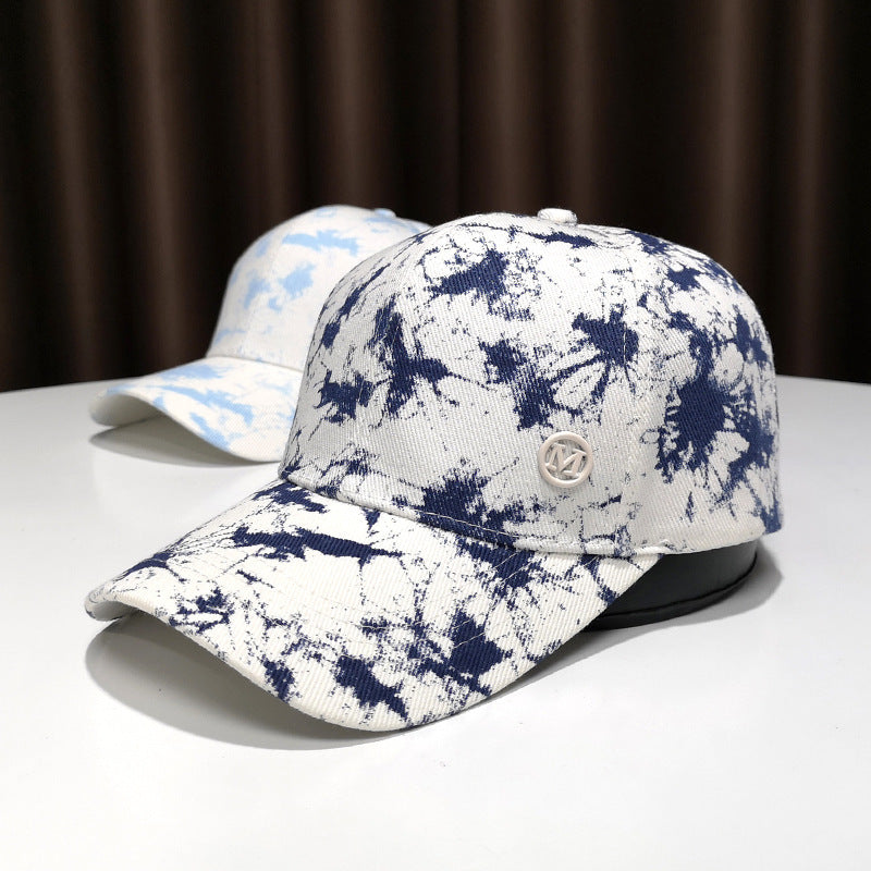 1Women's Stylish Splatter Print Baseball Cap Miroken