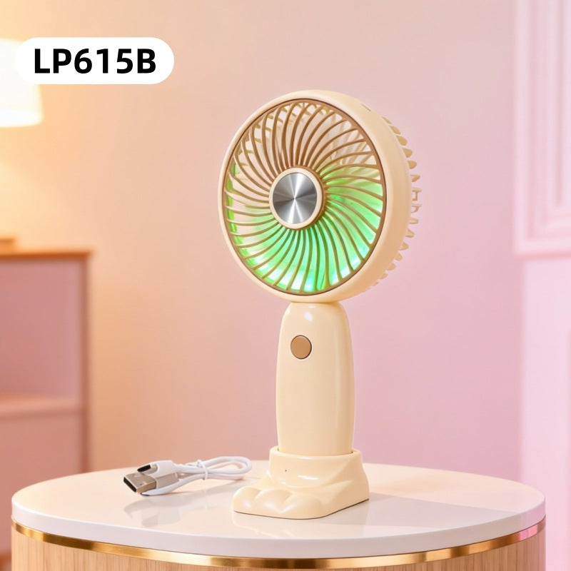 1Portable USB Hand Fan with Playful Bear Design Miroken
