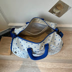 1Spacious Polka Dot Travel Duffel Miroken