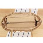 1Hand-knotted basket bag with practical carrying handles Miroken