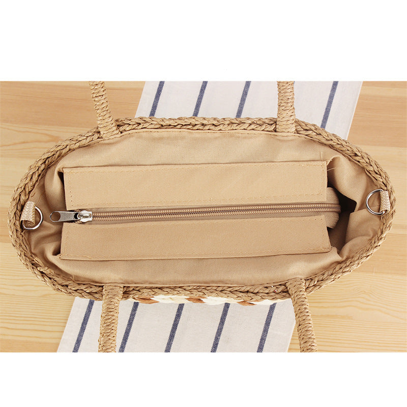 1Hand-knotted basket bag with practical carrying handles Miroken