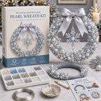 DIY Pearl Art - Christmas Wreath