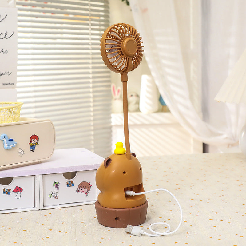 1Women cute mini table fan with animal design Miroken