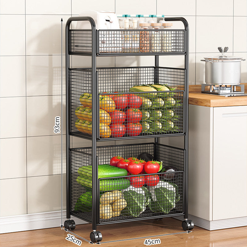 1Rolling Kitchen Storage Rack Miroken