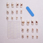 1Elegant Holiday-Themed Press-On Nails Miroken