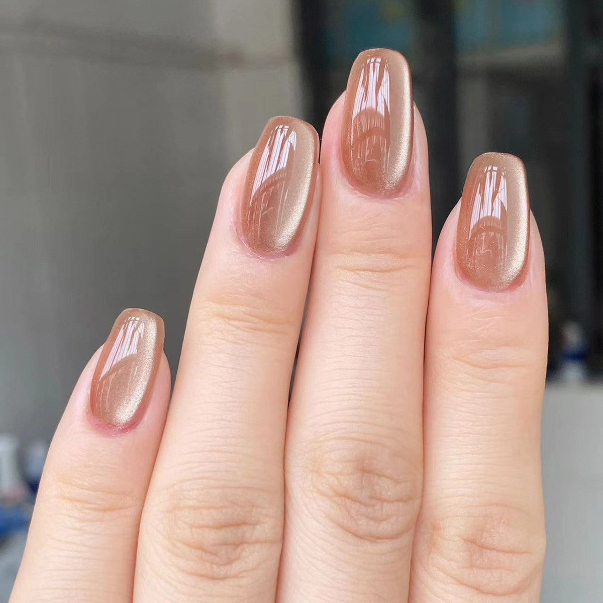 1Premium Glossy Press-On Nails Set Miroken