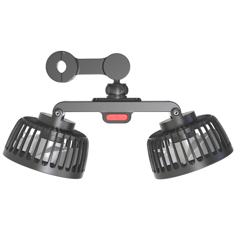 1Dual-Head Portable Air Circulator Fan Miroken
