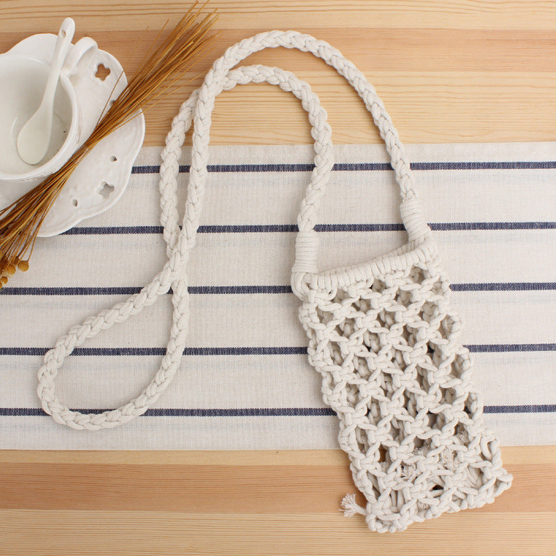 1Macramé Shoulder Bag in Creative Net Design Miroken