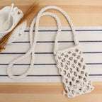 1Macramé Shoulder Bag in Creative Net Design Miroken