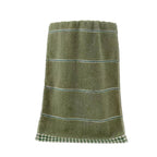 1Luxury terry towel with modern check pattern Miroken