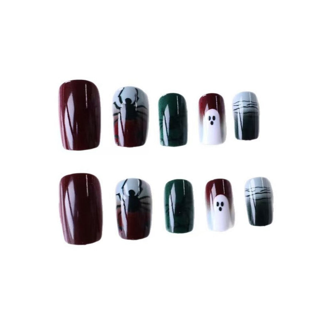 1Spider Design Artificial Nails Miroken