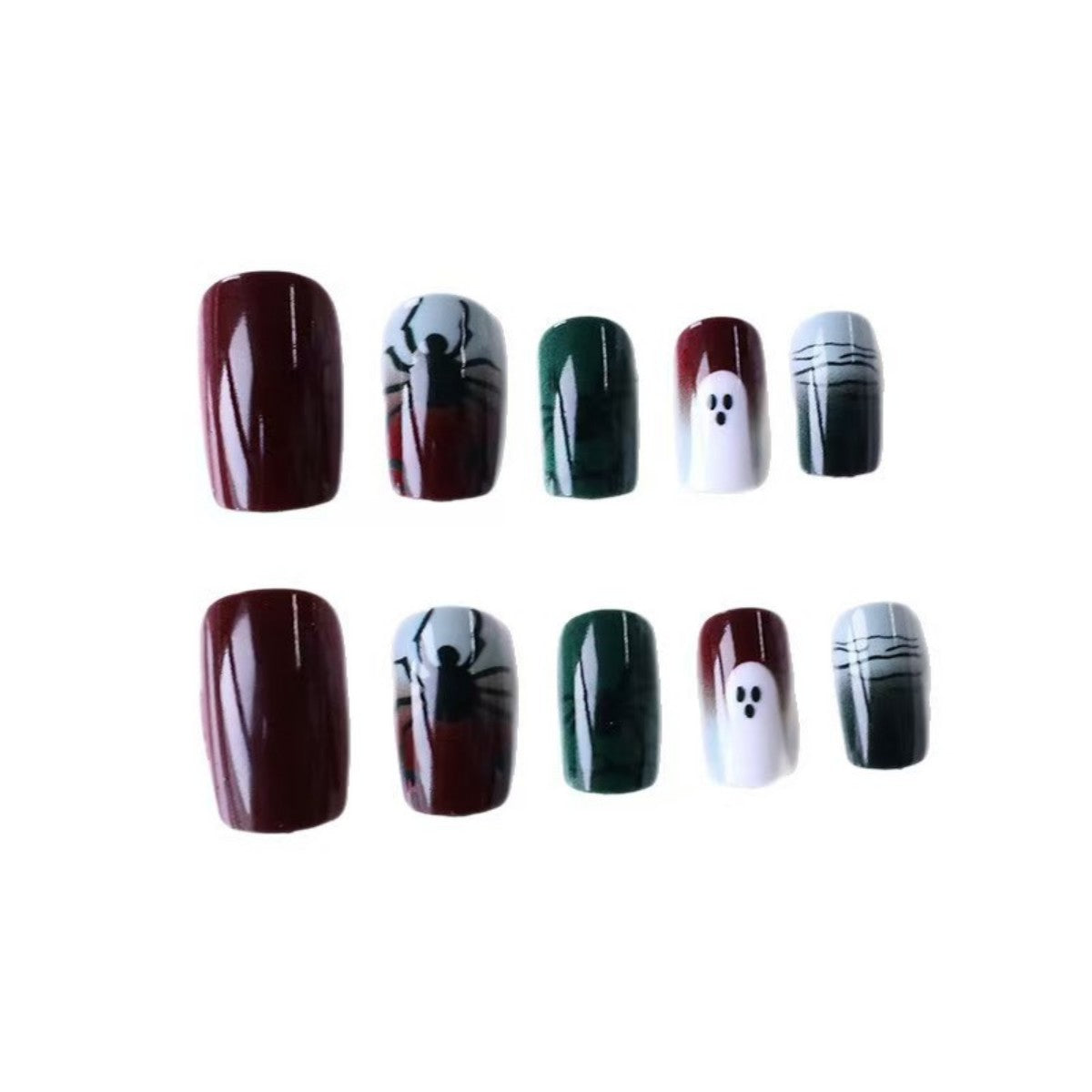 1Spider Design Artificial Nails Miroken