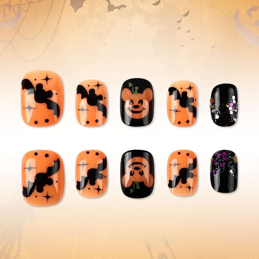 1Halloween-Themed Decorative Nail Art Miroken