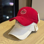 1Unisex Embroidered Flower Design Baseball Cap Miroken