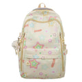1Backpack with Colorful Star Motif and Multifunctional Compartments Miroken