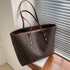1Elegant Symbol-Patterned Tote Bag Miroken