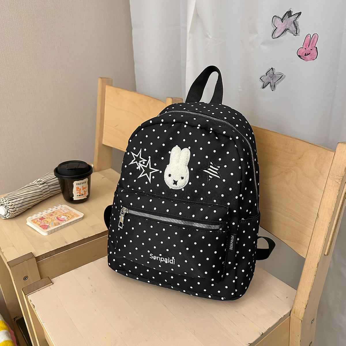 1Fun Polka Dot Character Backpack