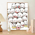 1Cute Panda Character Wall Art Miroken