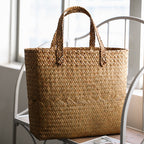 1Premium Handwoven Natural Storage Tote Miroken
