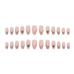1Creative artificial nails with spider web design Miroken