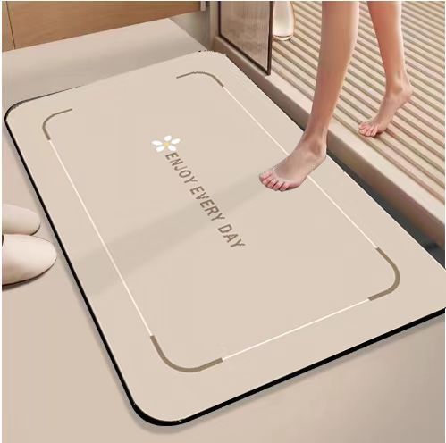 1Anti-Slip Memory Foam Bath Mat