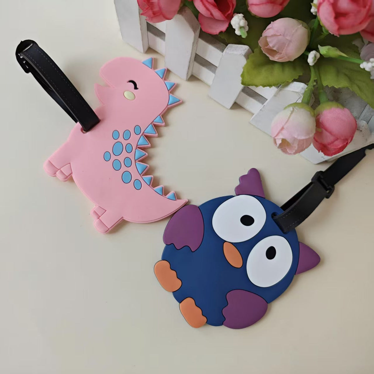 1Unisex Playful Quote Luggage Tag Miroken