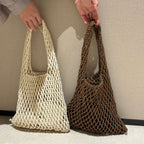 1Handcrafted mesh tote bag Miroken