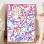 1Whimsical Anime-Inspired Canvas Art Print Miroken