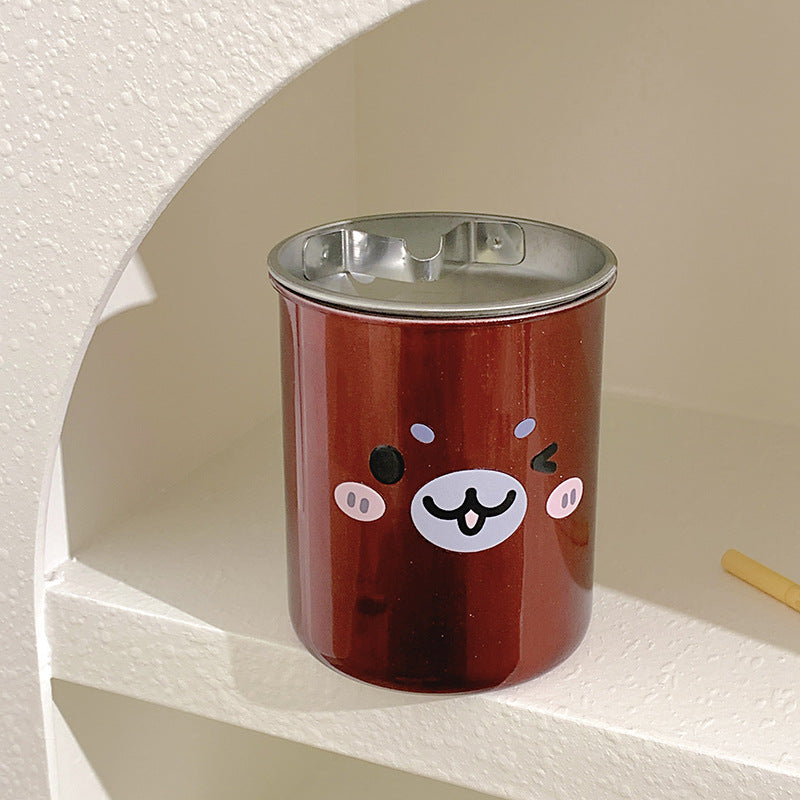 1Multifunctional drinking container with cute animal face Miroken