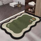 1Decorative Pet-Themed Bath Mat Miroken