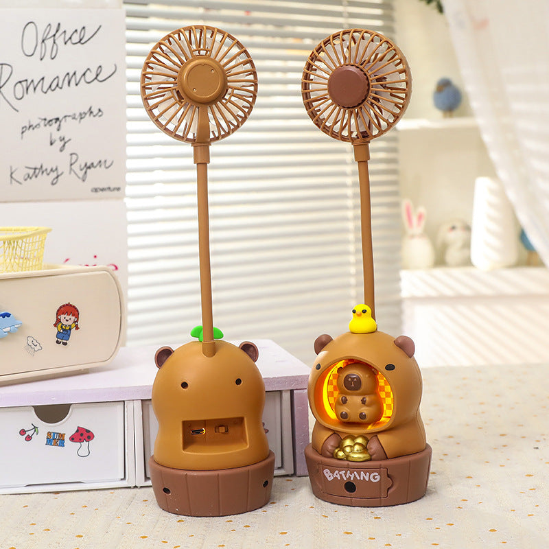 1Women cute mini table fan with animal design Miroken