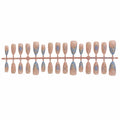 1Artistic Metallic Press-On Nail Set Miroken