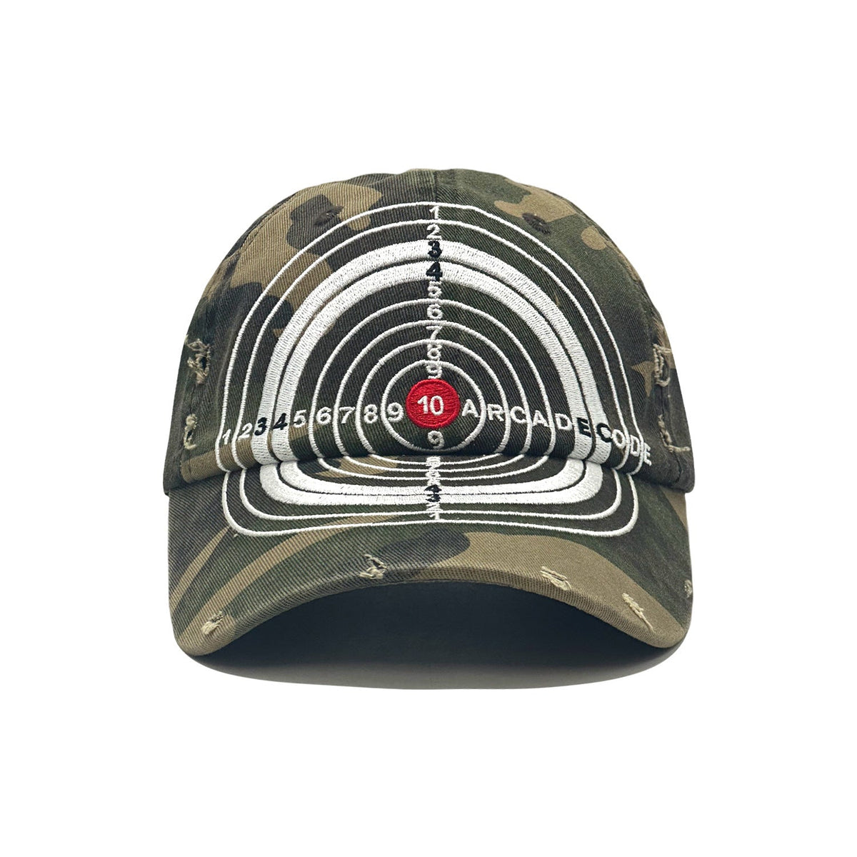 1Ladies Camouflage Cap with Embroidered Design Miroken