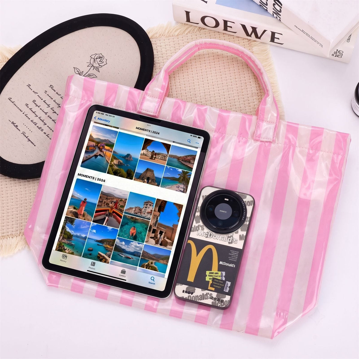 1Versatile Laminated Beach Tote Miroken