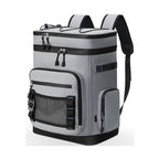 1Unisex nano insulated cool backpack with large volume, multiple organizational compartments, and ergonomic shoulder straps Miroken