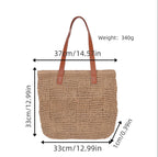 1Basket bag with sturdy leather handles Miroken